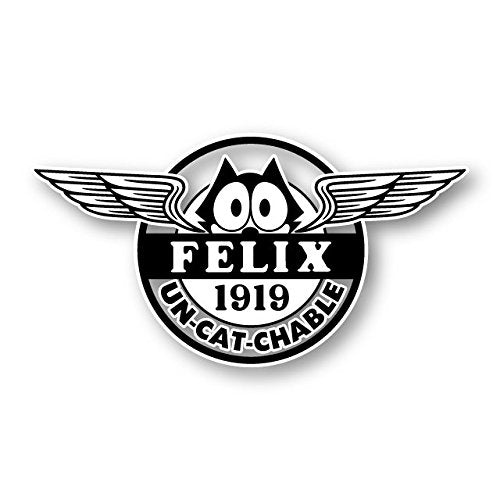 ‎DIGGIT Felix the Cat Deco Sticker UCC Wing Decal Type Vinyl Motorcycle Motif_1