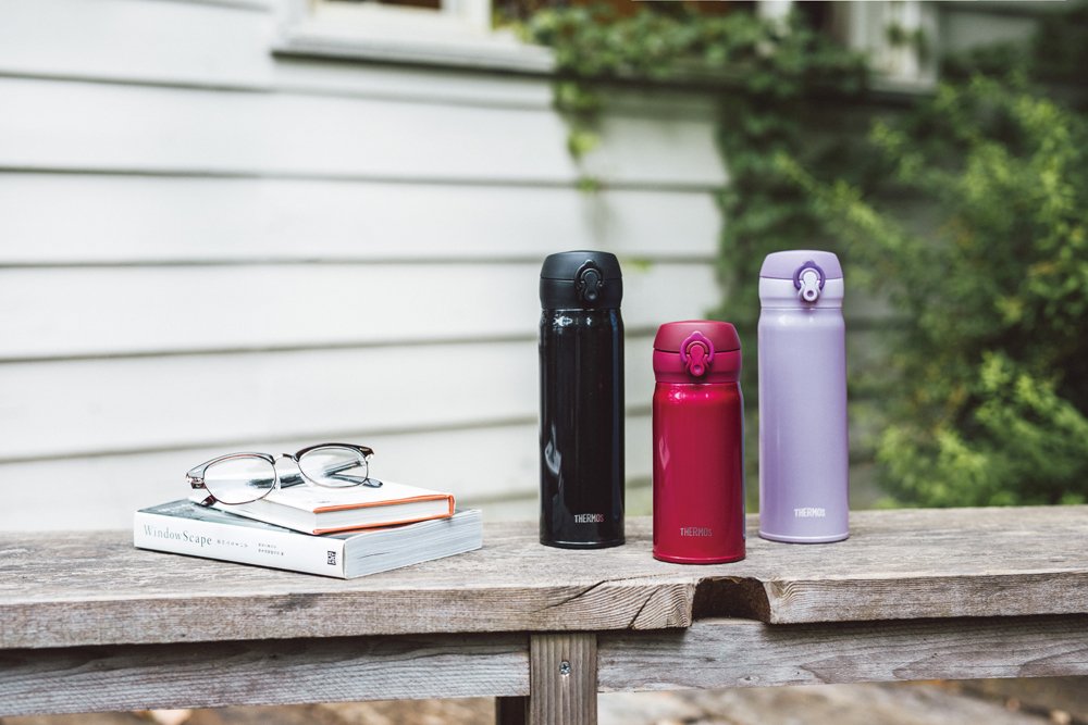 Thermos Vacuum insulation mobile Mag 0.5 L Jet black JNL-503JTB Stainless Steel_5