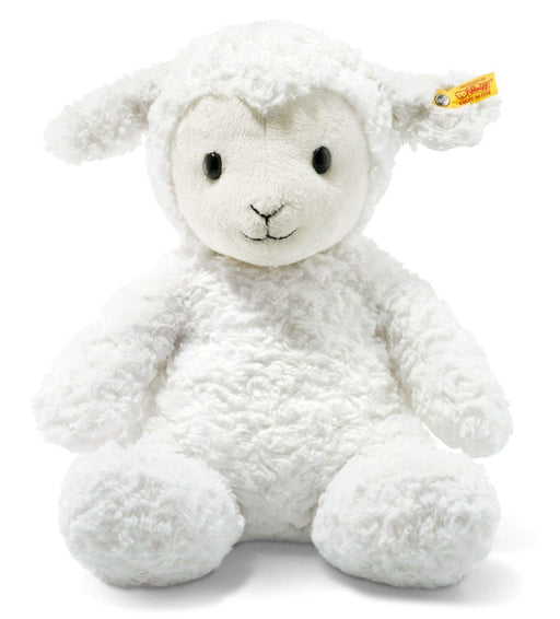 Steiff Cuddly Series Fuzzy Lamb L 073434 White Fluffy Polyester Sheep Plush Doll_1