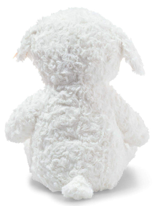 Steiff Cuddly Series Fuzzy Lamb L 073434 White Fluffy Polyester Sheep Plush Doll_3
