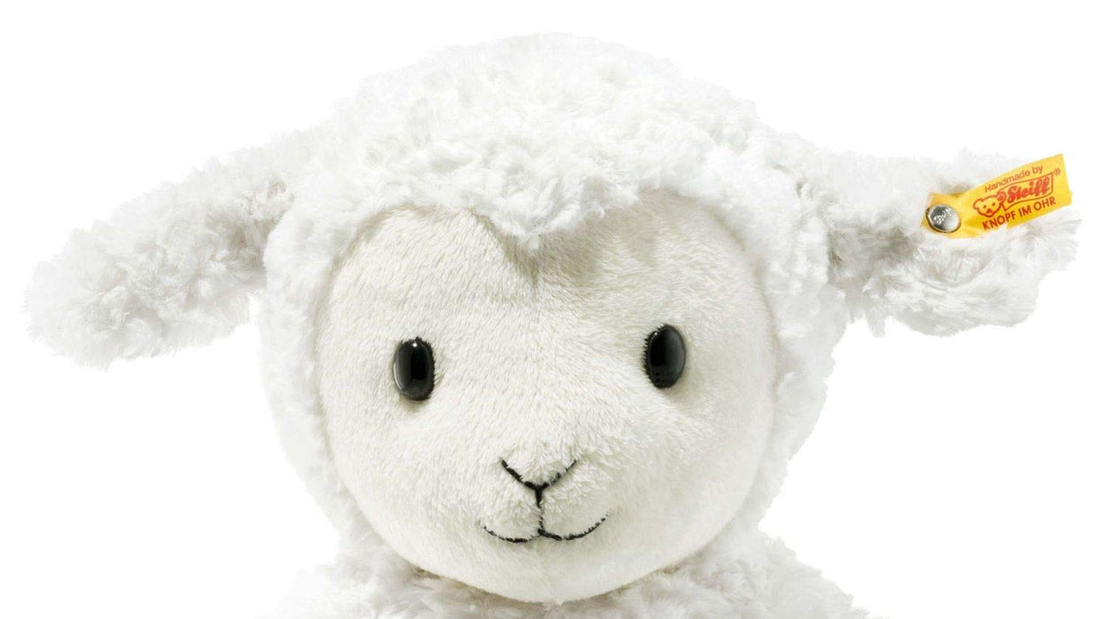 Steiff Cuddly Series Fuzzy Lamb L 073434 White Fluffy Polyester Sheep Plush Doll_5