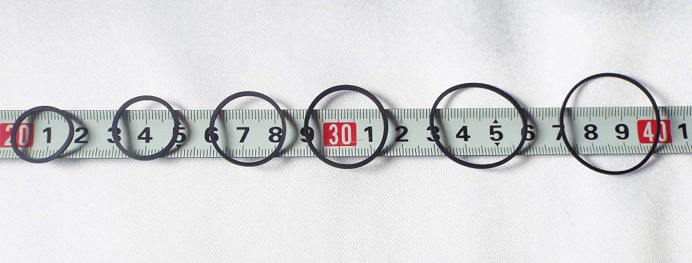 Repair Rubber belt D17mm to 30mm Set of 17 pairs for Audio Player SS17-1730 NEW_5