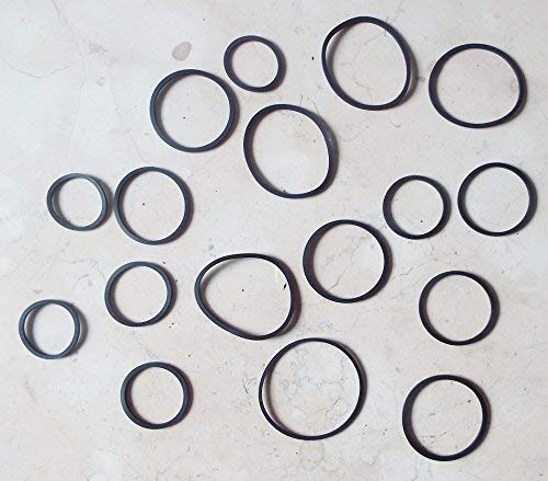 Repair Rubber belt D17mm to 30mm Set of 17 pairs for Audio Player SS17-1730 NEW_6
