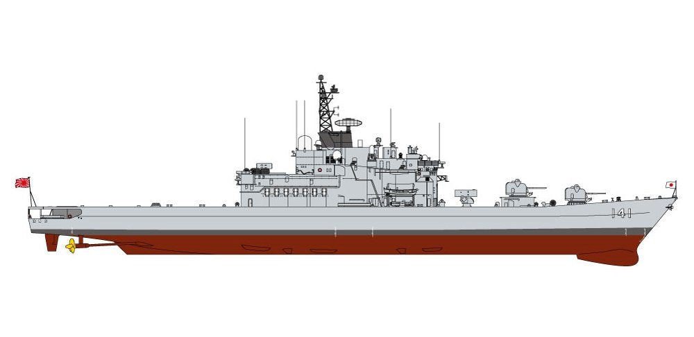 Pit-Road 1/700 Skywave JMSDF Escort Ship DDH-141 Haruna Plastic Model Kit J80_1