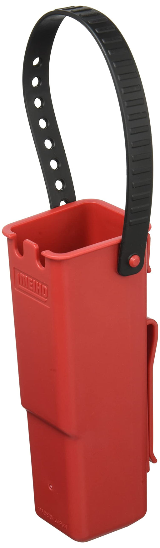 MEIHO lure holder BM matte red color Impact Resistant Copolymer 60x65x160mm NEW_1