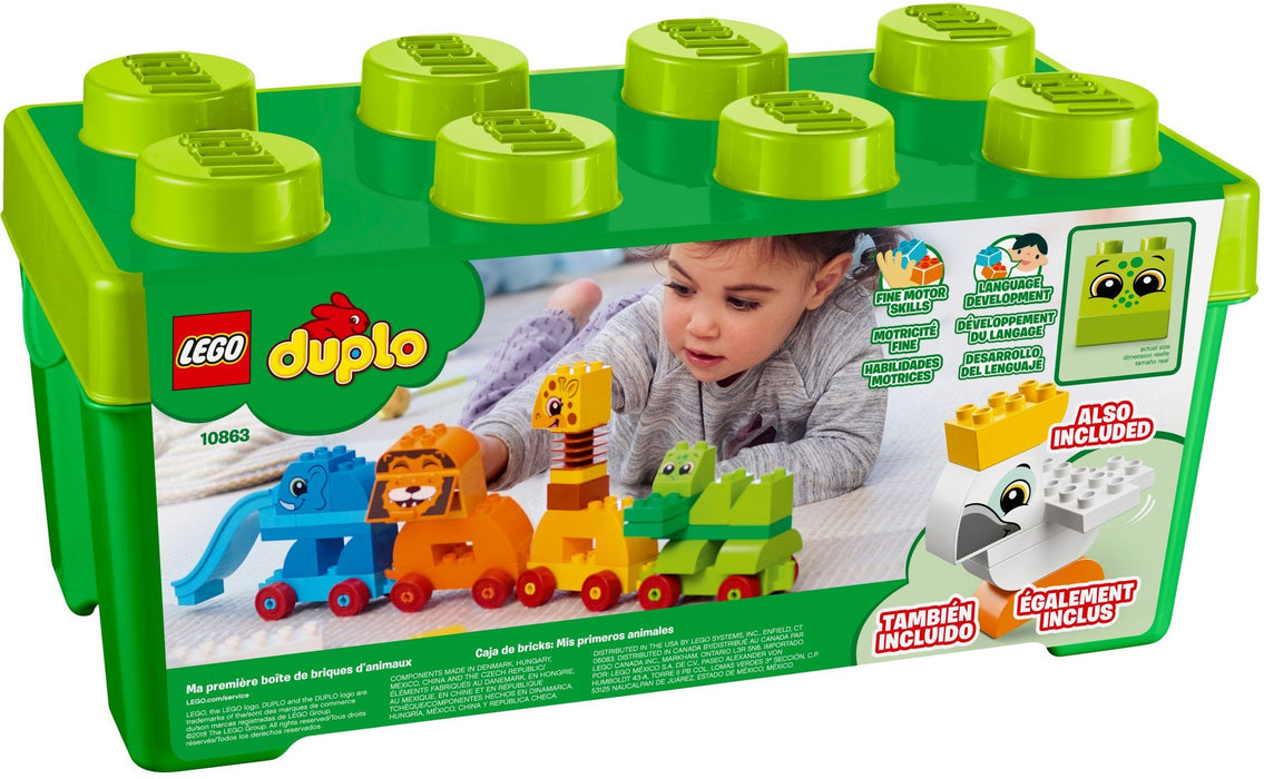 Lego 10863 Duplo My First Animal Brick Box Animal Train 34 pieces Plastic Block_2