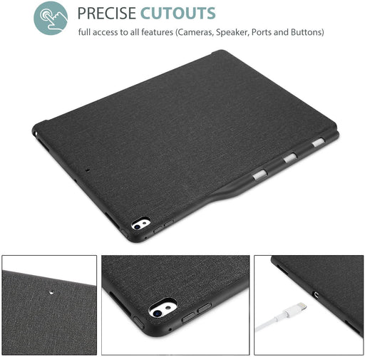 ProCase iPad Pro 12.9" Back Case Cover Black for iPad Pro 12.9" 2015, 2017 NEW_1