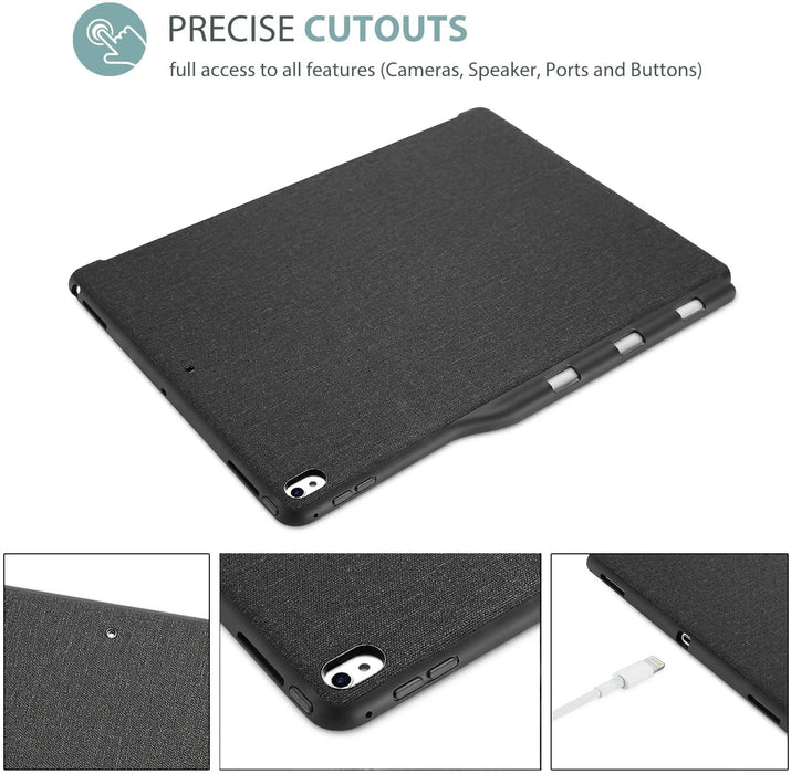 ProCase iPad Pro 12.9" Back Case Cover Black for iPad Pro 12.9" 2015, 2017 NEW_1