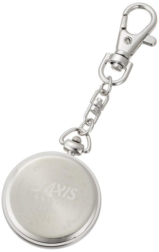J-AXIS Pocket Watch SP105-BL Blue Index Alloy Steel Snap hook Arabic Numeral NEW_2
