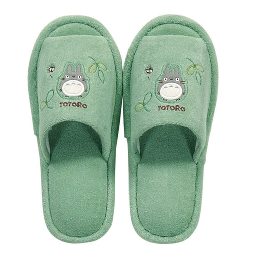 Senko My Neighbor Totoro Forest Wind slippers One Size green 77888 Cotton NEW_1