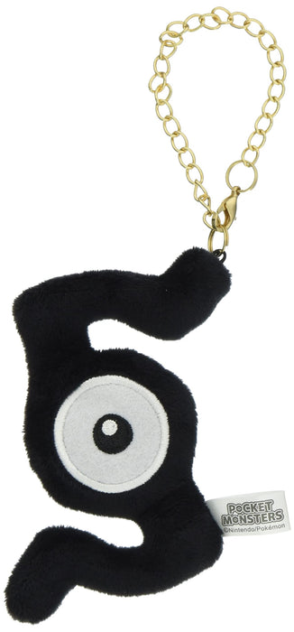 Sanei Boeki Pokemon ALL STAR COLLECTION Plush Mascot Keychain Unown S PM30 NEW_1