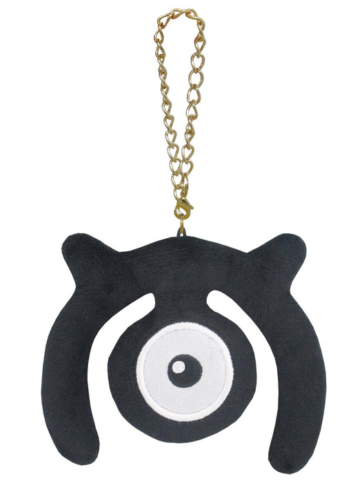 Sanei Boeki Pokemon ALL STAR COLLECTION Plush Mascot Keychain Unown M PM27 NEW_1