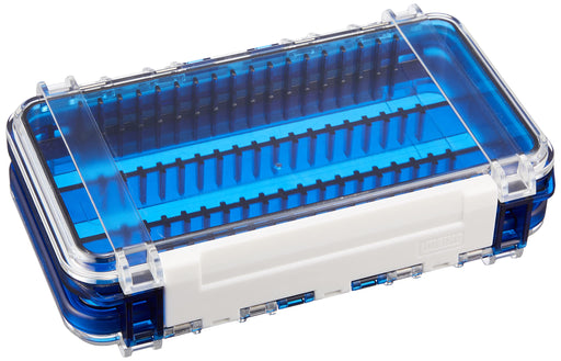 MEIHO WG Waterproof Parts Case Clear x Blue 175x105x43mm polycarbonate, PP NEW_1