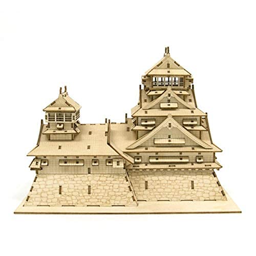 Azone Kigumi Wooden Puzzle Kumamoto Castle with Kumamon Plate Difficulty Level 5_3