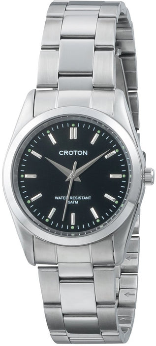 CROTON Watch RT-171M-01 Men's Silver Stainless Steel Band Case Chronograph NEW_1