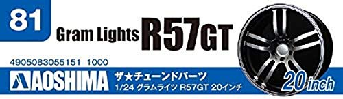 Aoshima 1/24 The Tuned Parts No.81 Gram Lights R57GT 20" Plastic Model Parts NEW_4