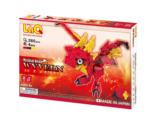 Yoshiritsu LaQ Mystical Beast Wyvern 264 pcs Plastic Block Red/Yellow ‎L004994_1