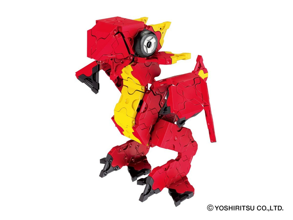 Yoshiritsu LaQ Mystical Beast Wyvern 264 pcs Plastic Block Red/Yellow ‎L004994_6