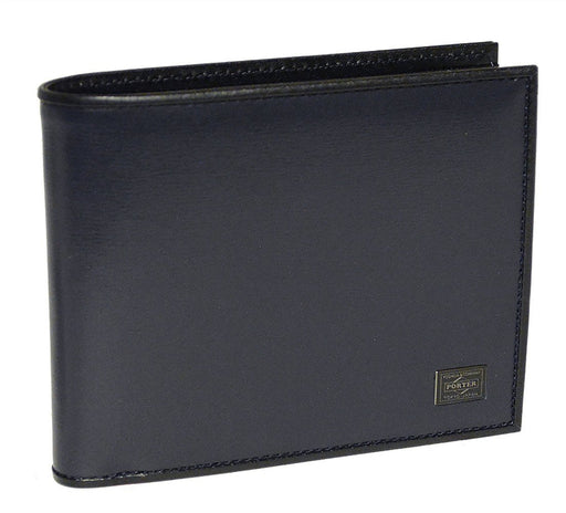Yoshida Bag PORTER PLUME WALLET 179-03871 Navy Leather W115xH93xD25mm Bifold NEW_1
