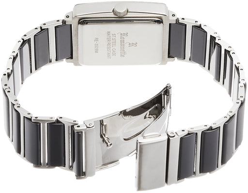 ROMANETTE Watch RE-3529M-06 Men's Black Ceramic Type Bracelet Band Made in Japan_2