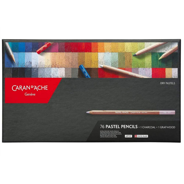 CARAN D'ACHE colored pencil water-soluble pastel pencil 0788-376 76 colors NEW_1