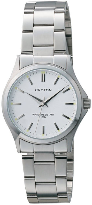 CROTON Watch RT-169M-04 Men's Silver Stainless Steel Band Case Water Resistant_1