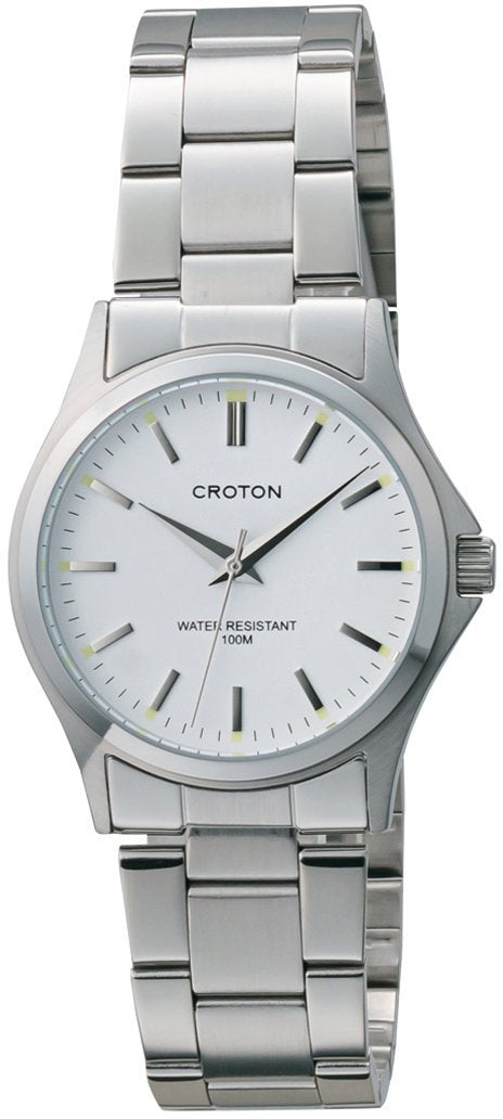CROTON Watch RT-169M-04 Men's Silver Stainless Steel Band Case Water Resistant_1