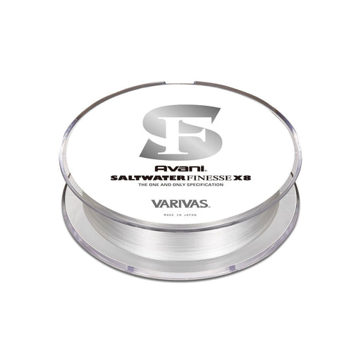 VARIVAS Saltwater Finesse PE X8 150m #0.3 7.5lb PE Braid Line Crystal White NEW_1