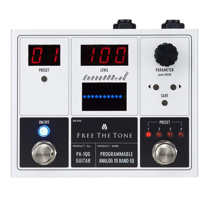 FREE THE TONE PA-1QG Graphic Equalizer for Guitar Programmable Analog distortion_1