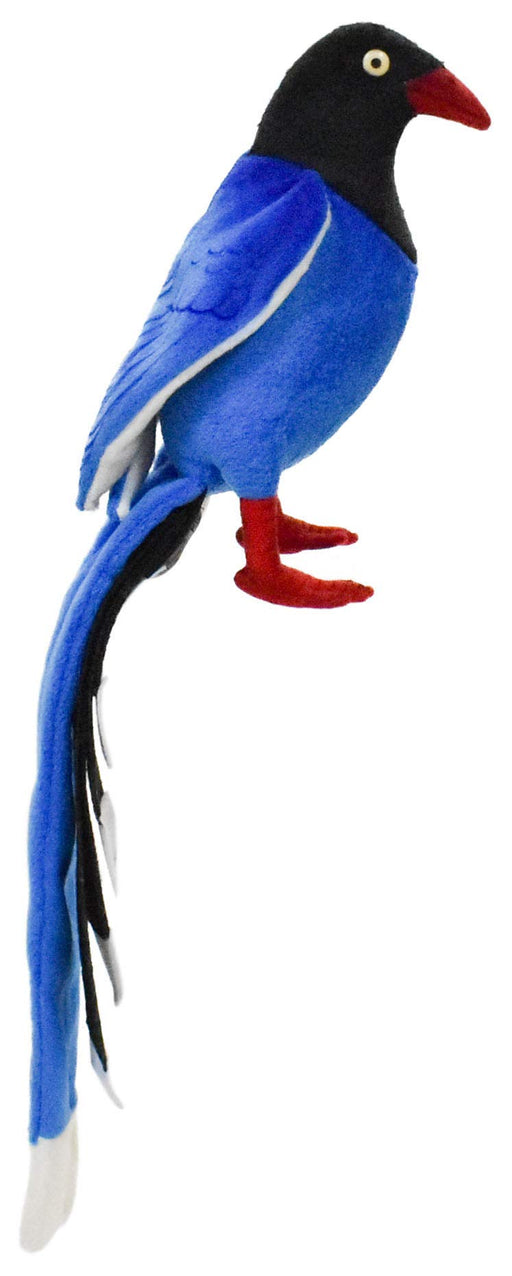 BH7137 HANSA Taiwan Blue Magpie 19 Realistic Design Animal Plush Doll Interior_2