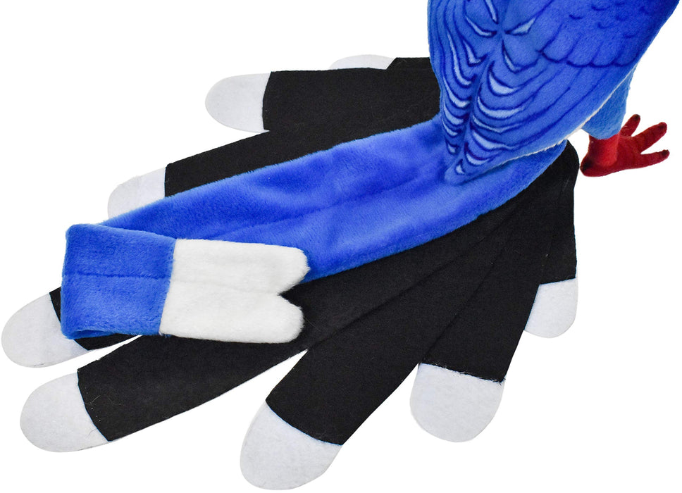 BH7137 HANSA Taiwan Blue Magpie 19 Realistic Design Animal Plush Doll Interior_6