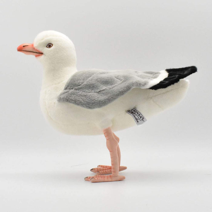 BH7259 HANSA Seagull Realistic Animal Plush Doll Made in Philippines Acrylic NEW_2