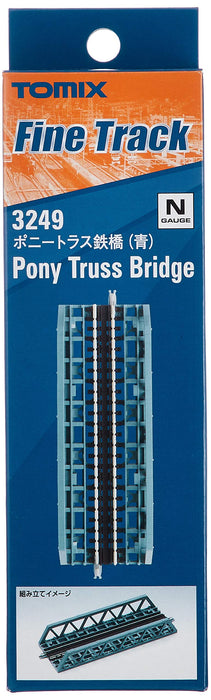 Tomix N gauge 3249 Pony Truss Bridge F Blue Model Railroad Supplies Stracture_2