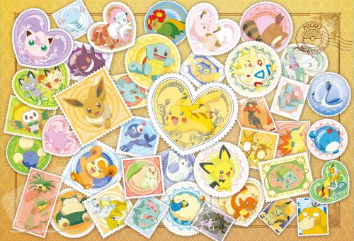 Ensky Pokemon Jigsaw Puzzle Stamp Art 108 pieces (26x38cm) 108-L700 Postage NEW_2