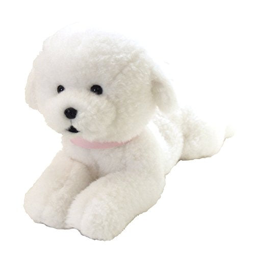 Sun Lemon Knee Dog Bichon Frise Plush Doll S 19.8x14.2x30.8cm Polyester P-4135_1