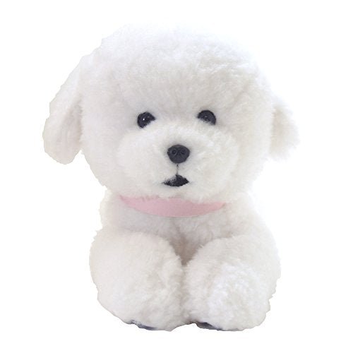 Sun Lemon Knee Dog Bichon Frise Plush Doll S 19.8x14.2x30.8cm Polyester P-4135_2
