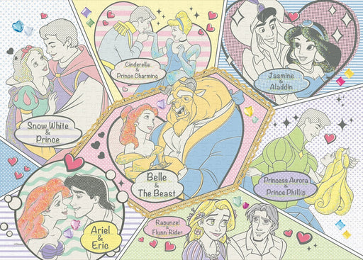 Disney Best Couples 500-Piece Jigsaw Puzzle Puzzle Decoration 38x53cm ‎74-006_1