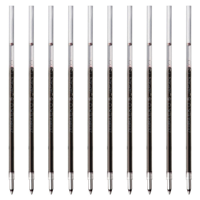 zebra ballpoint pen refill slurry multifunctional EK-0.5 Black 10 pcs B-REK5-BK_2