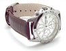 SEIKO Watch Chronograph White Deep Brown Silver SND363P1-DB Leather Band NEW_3