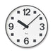 Lemnos Wall Clock Analog RIKI PUBLIC CLOCK Aluminum White WR17-07 25.6cm NEW_1