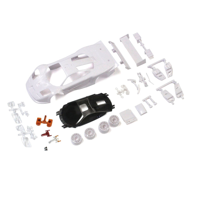 Kyosho McLaren F1 GTR White Body Set w/Wheels Unpainted Body Concon Parts MZN192_1