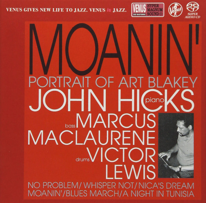 [SACD] Moanin' Portrait Of Art Blakey John Hicks VHGD-288 Trio Jazz Piano NEW_1