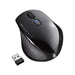 BUFFALO Wireless Blue LED 5 Button Neofit Mouse M Size Black BSMBW515MBK NEW_1