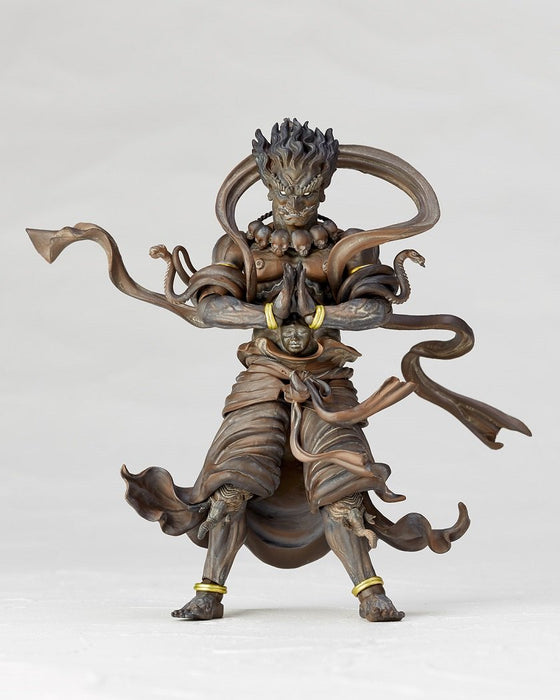 Takeya-shiki Jizai Okimono Jinja Daisho Wood Carving ver. 142mm Figure KT-016_5