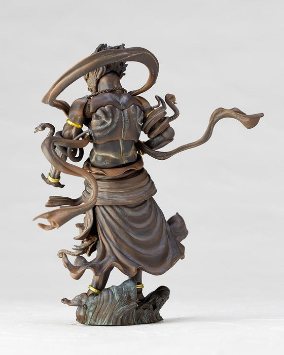 Takeya-shiki Jizai Okimono Jinja Daisho Wood Carving ver. 142mm Figure KT-016_8