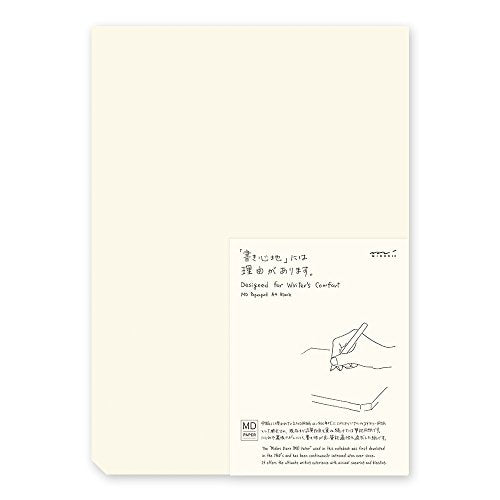 DESIGNPHIL MIDORI MD Paper Pad A4 Unruled 15236006 90 papers Beige 297x210mm NEW_1