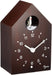 SEIKO Clock NA609B Cuckoo Wall Clock/Table Clock Brown Battery 19.2x12x9.4cm NEW_1