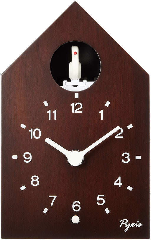 SEIKO Clock NA609B Cuckoo Wall Clock/Table Clock Brown Battery 19.2x12x9.4cm NEW_2