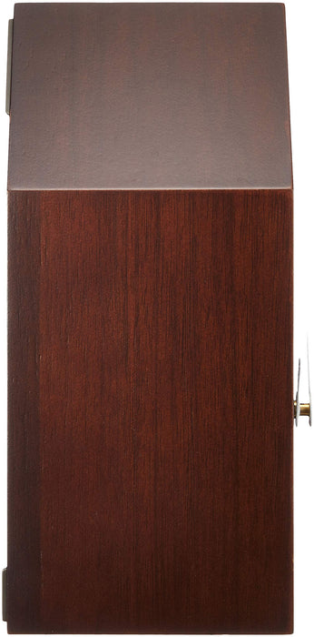 SEIKO Clock NA609B Cuckoo Wall Clock/Table Clock Brown Battery 19.2x12x9.4cm NEW_4