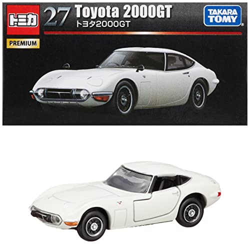 Takara Tomy Tomica Premium 27 Toyota 2000GT Diecast Miniature Car White NEW_1